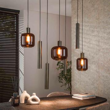 Hanglamp Eettafel - Nieuw - Glas - Uniek - Glazen Bollen beschikbaar voor biedingen