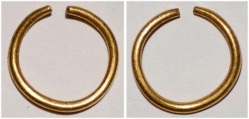 3rd-2nd cent Bc Celtic British Isles goud ring money goud, Postzegels en Munten, Munten | Europa | Niet-Euromunten, Verzenden