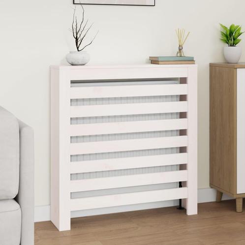 vidaXL Radiatorombouw 79,5x19x84 cm massief grenenhout wit, Doe-het-zelf en Verbouw, Verwarming en Radiatoren, Nieuw, Verzenden