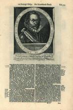 Portrait of Philip of Hohenlohe-Neuenstein, Antiek en Kunst, Kunst | Etsen en Gravures