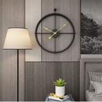 Home/Wandklokken Zeckhome Aurum Noir – Wandklok – Rond Meta, Huis en Inrichting, Verzenden, Nieuw, Analoog, Wandklok