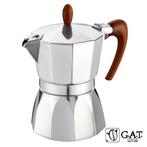 G.A.T. Italia Magnifica Percolator 3 kops, Witgoed en Apparatuur, Koffiezetapparaten, Afneembaar waterreservoir, Nieuw, Combi
