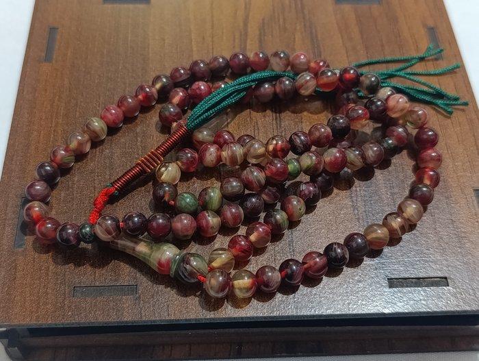 Rozenkrans - Amber - 1970-1980 - Zeldzame gebedskralen, Verzamelen, Dierenverzamelingen