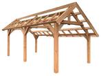 Veiling - Traditionele Douglas kapschuur 560x360x325 cm, Tuin en Terras, Overkappingen, Nieuw