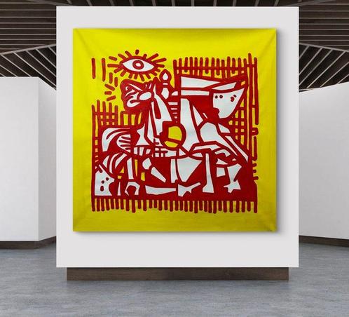 Freda People (1988-1990) - Guernica Abstract Collection, Antiek en Kunst, Kunst | Schilderijen | Modern