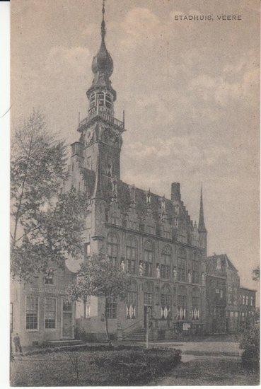 VEERE - Stadhuis, Verzamelen, Ansichtkaarten | Nederland, Verzenden