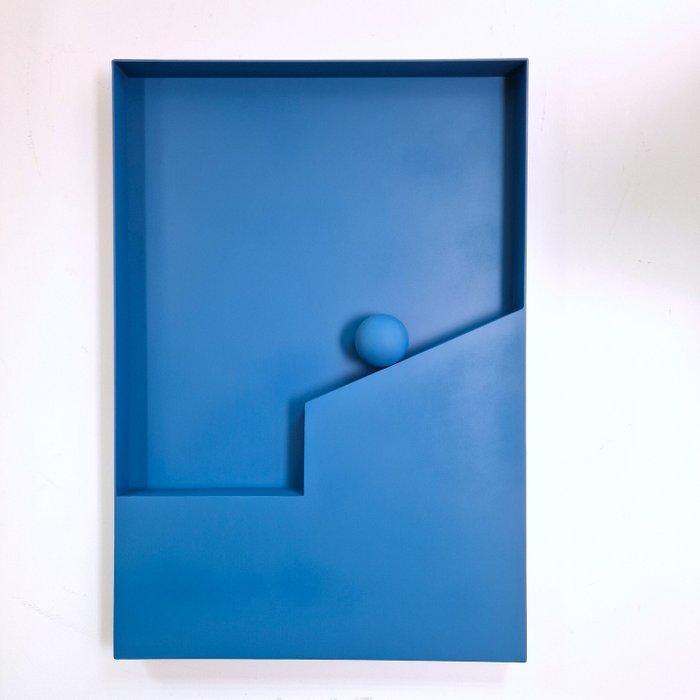 José Soler Art - Rolling Stone. Blue - NO Reserve, Antiek en Kunst, Kunst | Designobjecten