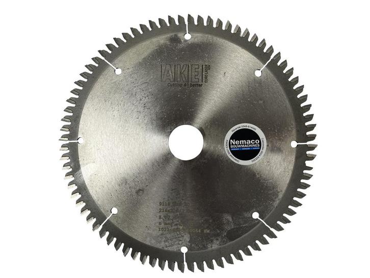 AKE zaagblad Ø 216 mm, asgat 30 mm, Doe-het-zelf en Verbouw, Overige Doe-het-zelf en Verbouw, Nieuw, Ophalen of Verzenden