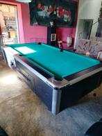 Speeltafel - Hout, Textiel - biljarttafel voor carambolespel, Antiek en Kunst, Curiosa en Brocante