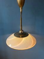 Vintage Mid Century Hollywood Regency Pendant Lamp, Ophalen of Verzenden, Nieuw