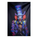 Halloween Doek Raamdecoratie Clown, Ophalen of Verzenden, Nieuw