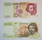 Italië. - 50.000 + 100.000 Lire 1999 - Gigante BI 81, BI 85
