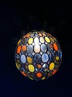 Plafondlamp - Glas, Metaal - Veelkleurige glazen lamp