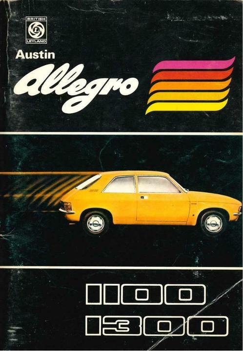 1974 AUSTIN ALLEGRO 1100 1300 Instructieboekje Nederlands, Auto diversen, Handleidingen en Instructieboekjes, Verzenden