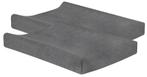 Jollein Storm Grey Badstof Aankleedkussenhoes 2 Stuks, Verzenden, Nieuw