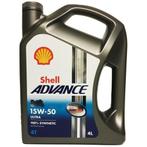 Shell Advance 4T Ultra 15W50 4L, Verzenden
