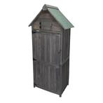 Tuinschuur | Gereedschapsschuur | Tuinkast | 74,5x50x180cm, Verzenden, Nieuw, Hout, Overige typen