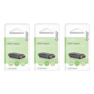 HDMI koppelstuk | 5 stuks | Nedis (4K@30Hz, Verguld), Audio, Tv en Foto, Audiokabels en Televisiekabels, Nieuw, Verzenden