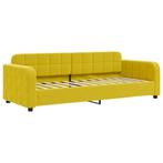 Slaapbank Fluweel Geel | OP = OP! | Comfortabel & Stijlvol, Nieuw, Ophalen of Verzenden, 80 cm, 200 cm