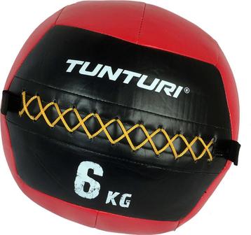 Tunturi Medicijnbal - Medicine Ball - Wall Ball - 6kg - Rood beschikbaar voor biedingen