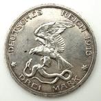 Duitsland, keizerrijk Wilhelm II. 3 Mark 1913 / Declaration, Postzegels en Munten, Munten | Europa | Niet-Euromunten