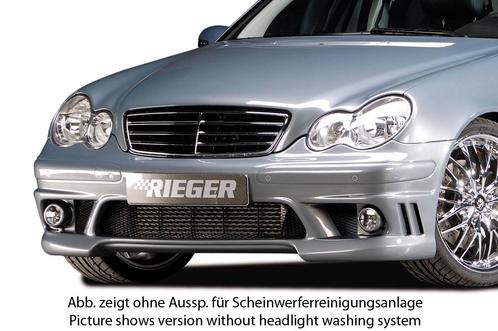 Rieger voorbumper | C-Klasse (W203): 05.00- - Sedan, T-model, Auto-onderdelen, Carrosserie en Plaatwerk, Nieuw, Mercedes-Benz