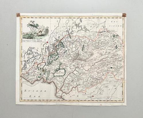 Nederland - Friesland, Zevenwolden; I. Tirion - Zevenwolden., Boeken, Atlassen en Landkaarten
