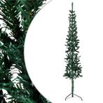 vidaXL Kunstkerstboom half met standaard smal 120 cm groen, Diversen, Kerst, Verzenden, Nieuw