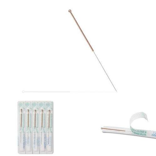 Acupunctuur naalden - koperen handvat, diverse maten, 100..., Sport en Fitness, Overige Sport en Fitness, Verzenden