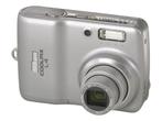 Nikon Coolpix L4 Digitale Compact Camera - Zilver (In doos), Verzenden, Zo goed als nieuw