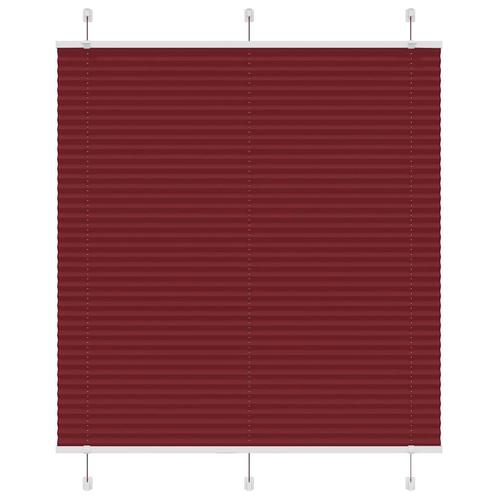 vidaXL Plissé rolgordijn 115x150cm stofbreedte 114,4cm, Huis en Inrichting, Stoffering | Gordijnen en Lamellen, Rood, Nieuw, Verzenden