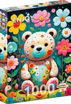 Flower Teddy Bear Puzzel (1000 stukjes) | Enjoy Puzzle -, Verzenden, Nieuw