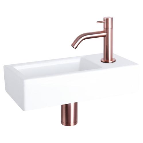 Fonteinset Differnz Ravo Keramiek 38.5x18.5x9 cm Wit Met, Doe-het-zelf en Verbouw, Sanitair, Overige typen, Nieuw, Ophalen of Verzenden