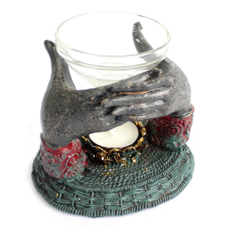 Oliebrander / olieverdamper - Buddha handen, Huis en Inrichting, Overige Huis en Inrichting, Nieuw, Verzenden