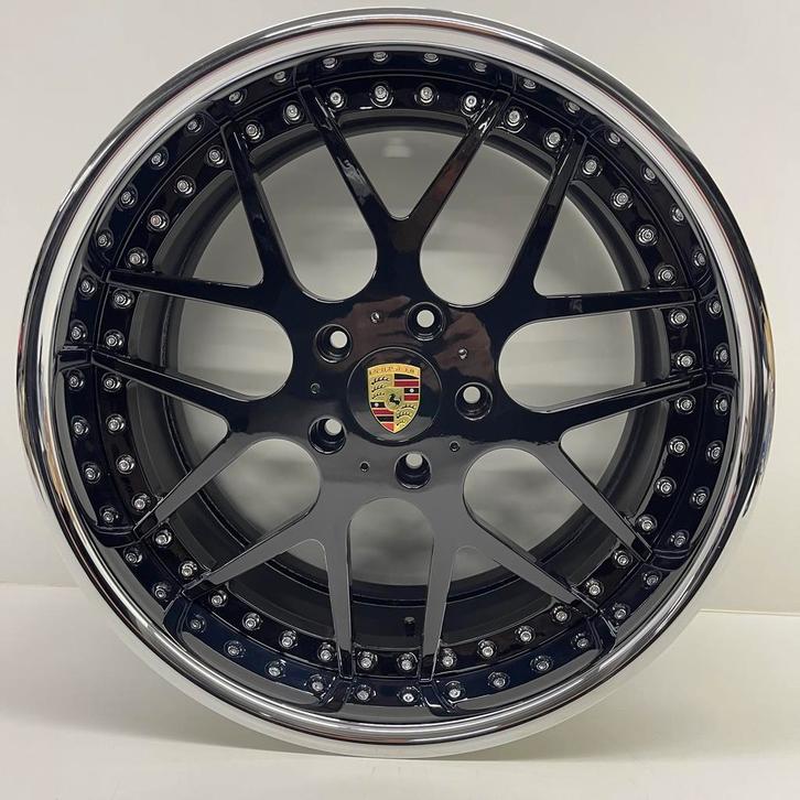 Porsche 991/997 4/4S Originele 20inch INTERRAD FORGED velgen, Auto-onderdelen, Banden en Velgen, 20 inch, Personenwagen, Gereviseerd