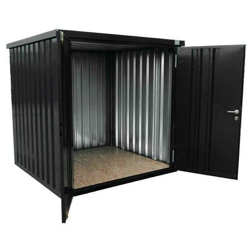 zwarte zelfbouw container met dubbele deuren, Doe-het-zelf en Verbouw, Containers, Ophalen