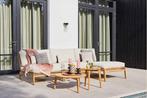 SUNS Termoli chaise longue set natural * sale* |, Tuin en Terras, Ophalen of Verzenden, Nieuw