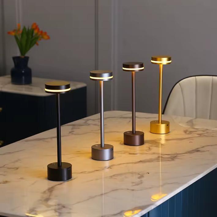 LED Paddenstoel Tafellamp – Oplaadbaar Touchlamp met 3 Kleur, Huis en Inrichting, Lampen | Tafellampen, Nieuw, Verzenden