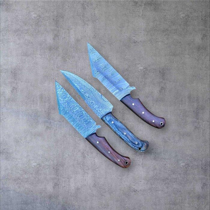Keukenmes - Kitchen knife set - Met de hand gemaakt, Antiek en Kunst, Antiek | Keukenbenodigdheden