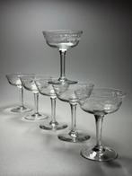 Champagneglas (6) - Kristal, Glas - Coupe - 150 ml