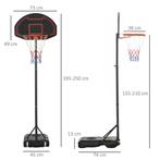 TRUUSK Basketbalring Met Standaard Outdoor In Hoogte Verstel, Sport en Fitness, Verzenden, Nieuw