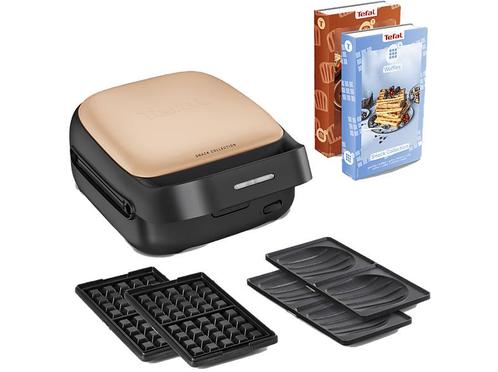Tefal -   Snack Collection Tosti-en Wafelapparaat Abrikoos, Witgoed en Apparatuur, Contactgrills, Nieuw, Verzenden