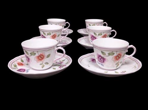 Richard Ginori - Koffieservies voor 6 (6) - Granduca Coreana, Antiek en Kunst, Antiek | Meubels | Tafels