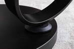 Design salontafel DANCING RINGS wit antraciet rond draaibaar, Huis en Inrichting, Tafels | Salontafels, Ophalen of Verzenden, Nieuw