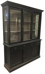 Buffetkast antraciet Jubbega 180cm, Huis en Inrichting, Kasten | Buffetkasten, Ophalen of Verzenden, Nieuw