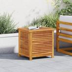 Tuinbox met jaloezien 60x50x56 cm massief acaciahout, Verzenden, Nieuw