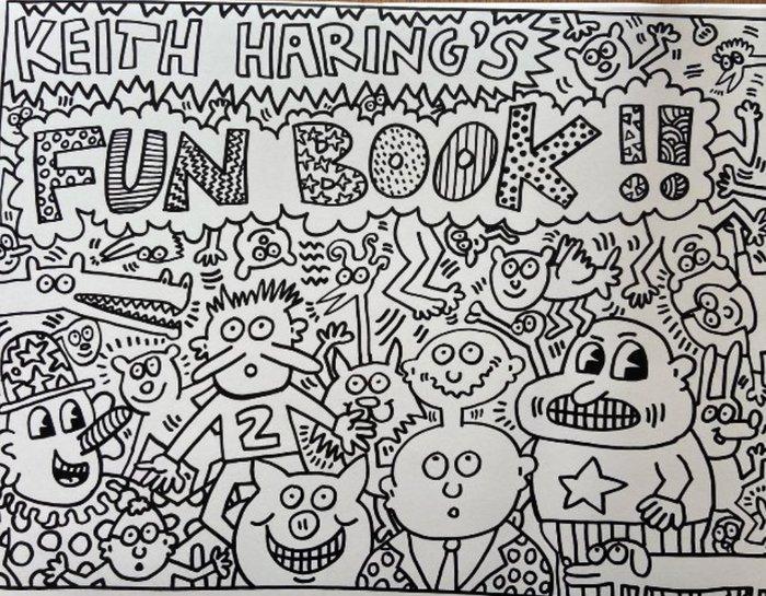 Keith Haring (after) - Keith Haring Fun Book !!, Antiek en Kunst, Antiek | Overige Antiek