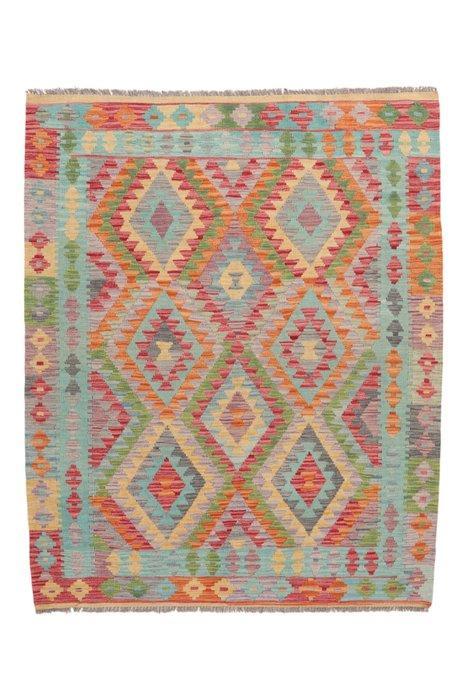 Designer Kilim - Vloerkleed - 191 cm - 155 cm, Huis en Inrichting, Stoffering | Tapijten en Kleden