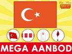 Turkse vlaggen - vlaggen Turkije binnen 24 uur geleverd, Ophalen of Verzenden, Nieuw