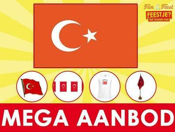 Turkse vlaggen - vlaggen Turkije binnen 24 uur geleverd
